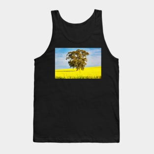 Canola field landscape Tank Top